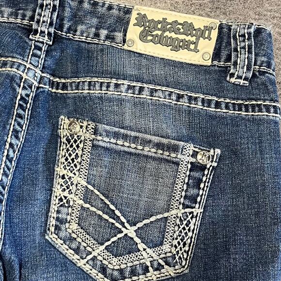 Rock & Roll Cowgirl Y2k Capri Jeans - Picture 5 of 7